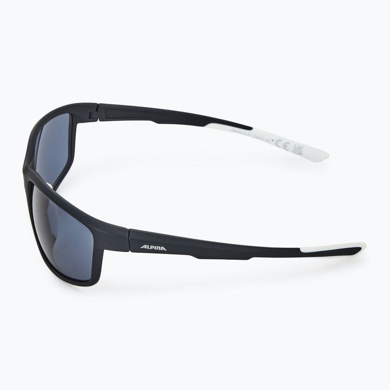 Akiniai nuo saulės Alpina Defey black white matt/ black 4