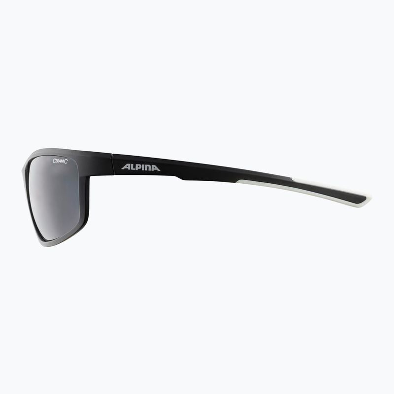 Akiniai nuo saulės Alpina Defey black white matt/ black 7