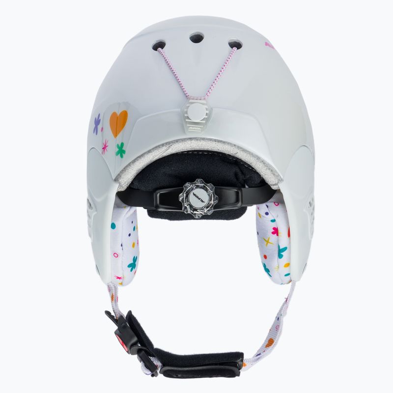 Alpina Carat baltas/deco vaikiškas slidinėjimo šalmas 3