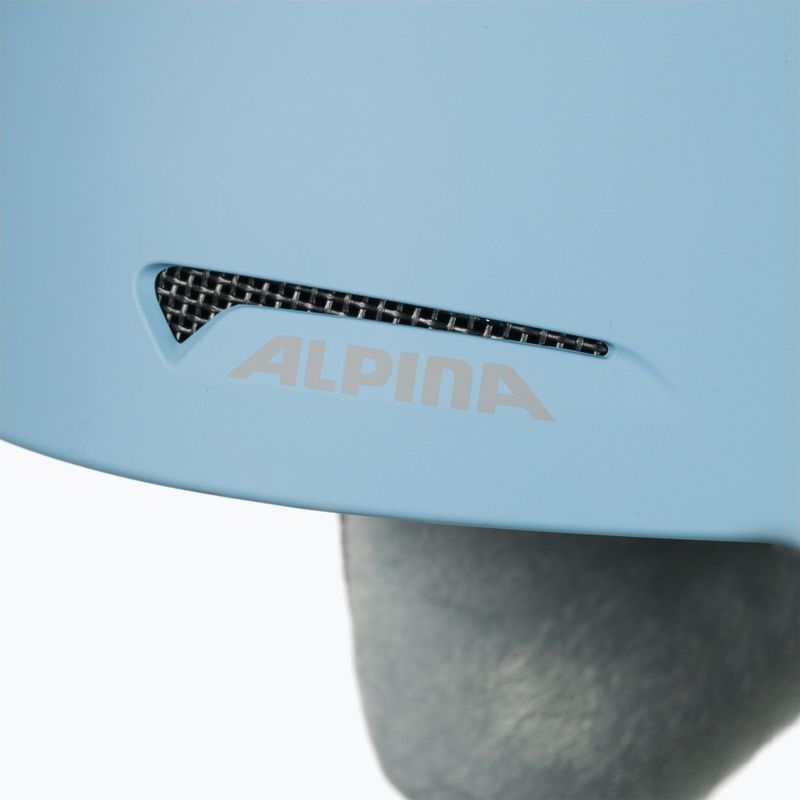 Alpina vaikiškas slidinėjimo šalmas Zupo skyblue matt 7