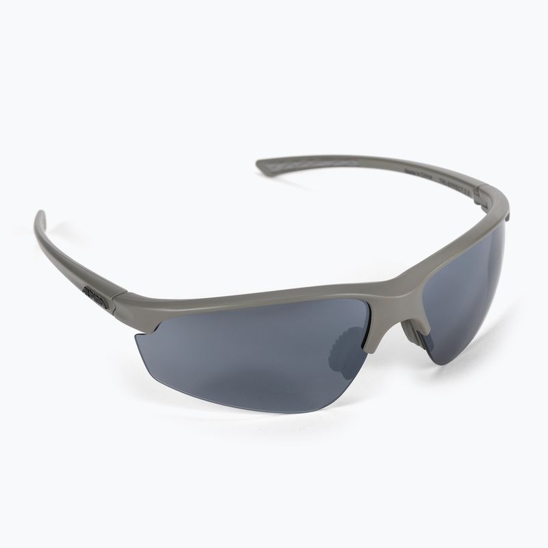 Alpina Tri-Effect 2.0 moon grey matt/black mirror/clear/orange mirror dviratininkų akiniai