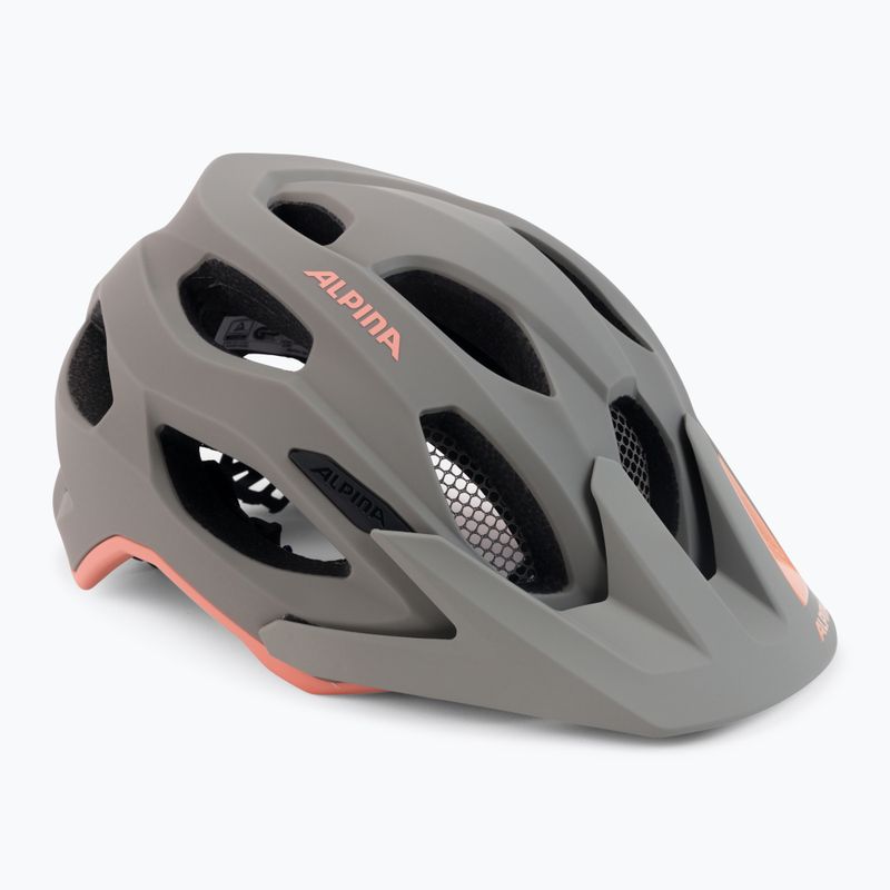 Dviračių šalmas Alpina Carapax 2.0 moon grey peach matt