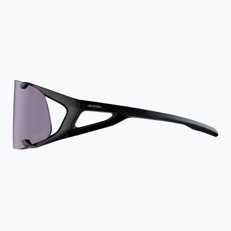 Akiniai nuo saulės Alpina Hawkeye Q-Lite V black matt/purple 6