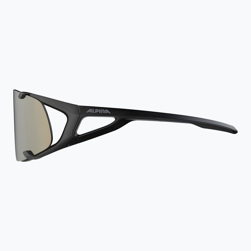 Akiniai nuo saulės Alpina Hawkeye Q-Lite black matt/silver mirror 5