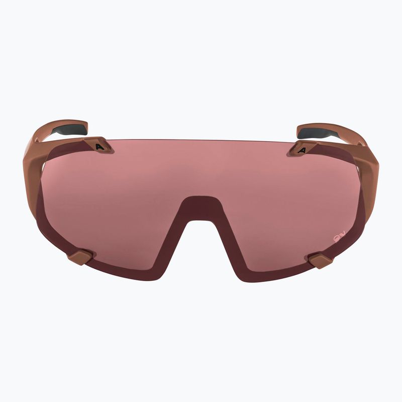 Akiniai nuo saulės Alpina Hawkeye Q-Lite brick matt/black red mirror 2