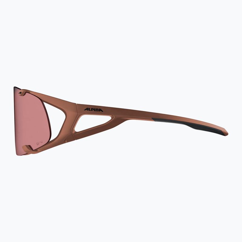Akiniai nuo saulės Alpina Hawkeye Q-Lite brick matt/black red mirror 3