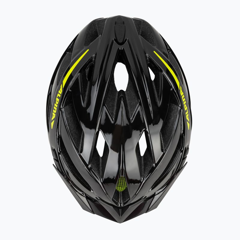 Dviračio šalmas Alpina Panoma 2.0 black/neon yellow gloss 6