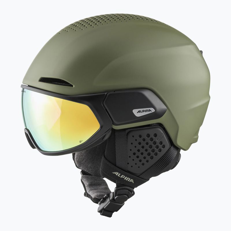 Slidinėjimo šalmas Alpina Alto Q-Lite olive matt 6