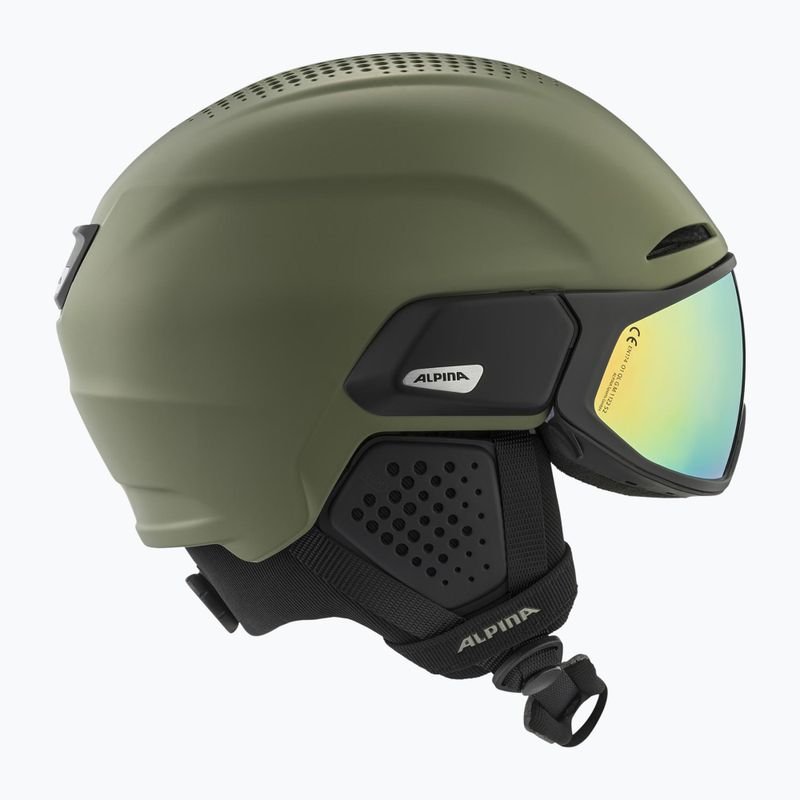 Slidinėjimo šalmas Alpina Alto Q-Lite olive matt 9