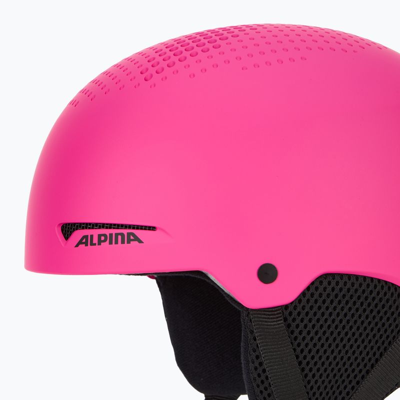 Vaikiškas slidinėjimo šalmas Alpina Zupo pink matt 7
