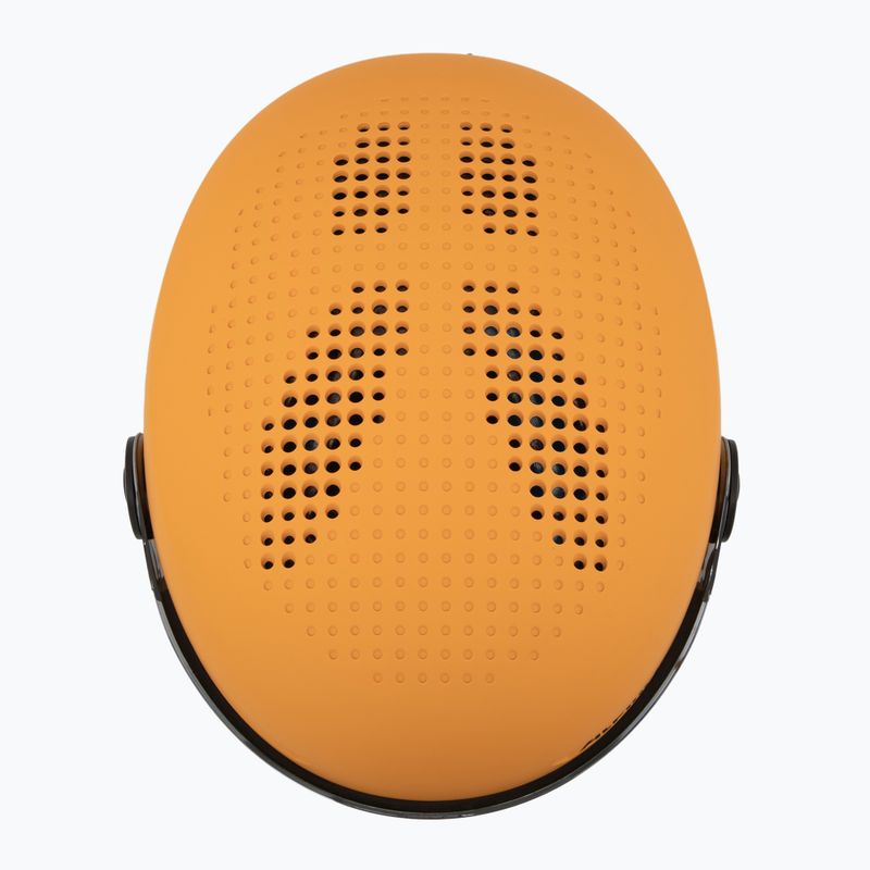 Vaikiškas slidinėjimo šalmas Alpina Zupo Visor Q-Lite burned/ yellow matt 6