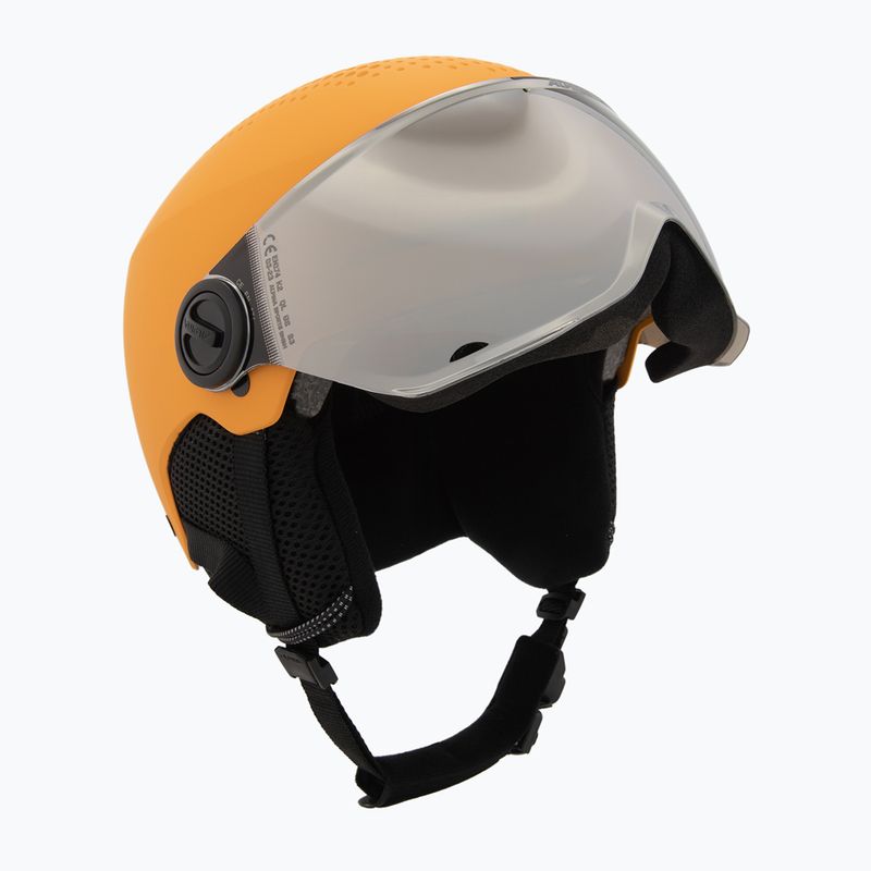 Vaikiškas slidinėjimo šalmas Alpina Zupo Visor Q-Lite burned/ yellow matt 10