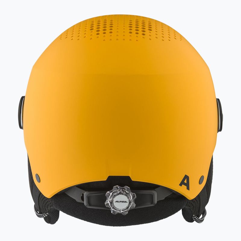 Vaikiškas slidinėjimo šalmas Alpina Zupo Visor Q-Lite burned/ yellow matt 3