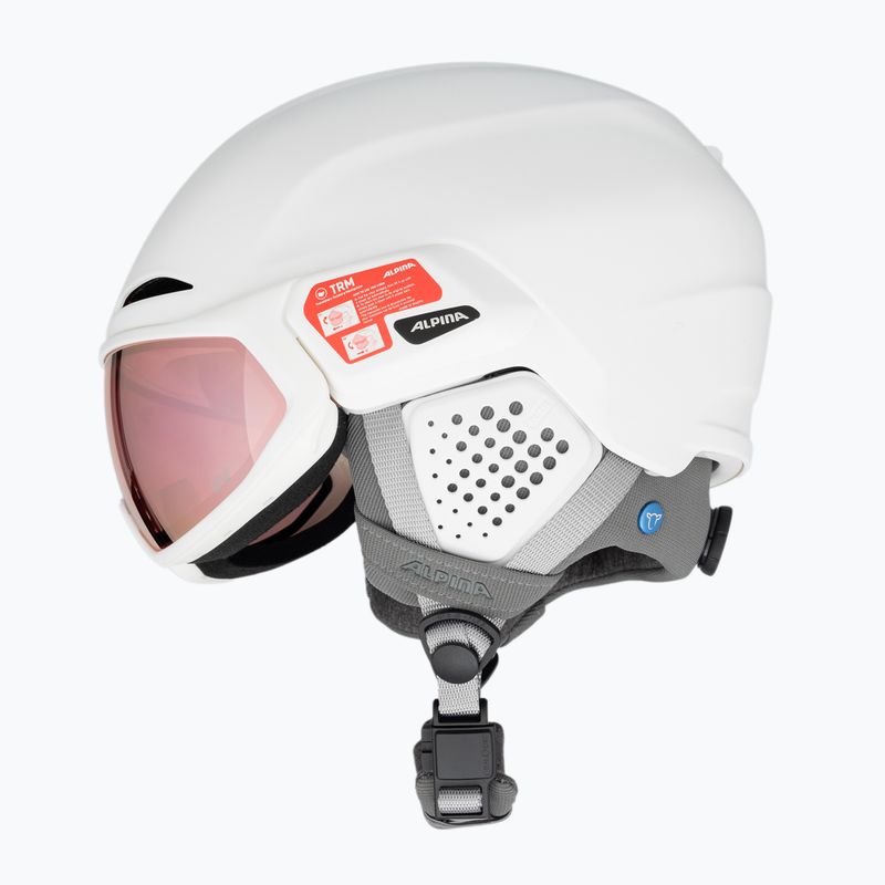 Slidinėjimo šalmas Alpina Oro QV Mips white matt/water pink 5