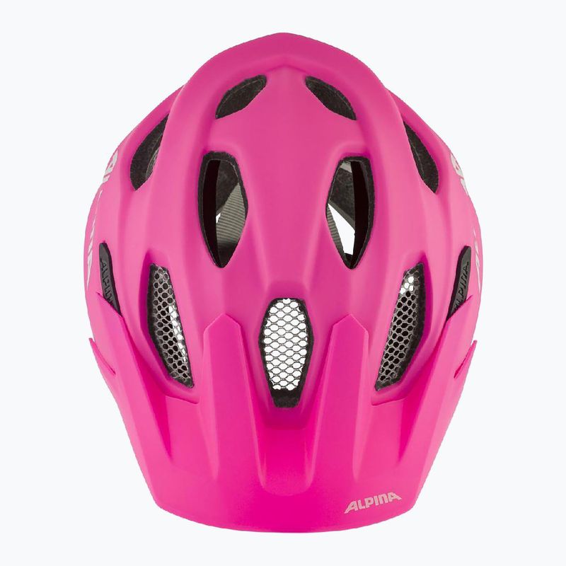 Vaikiškas dviračių šalmas Alpina Carapax shocking pink matte 3