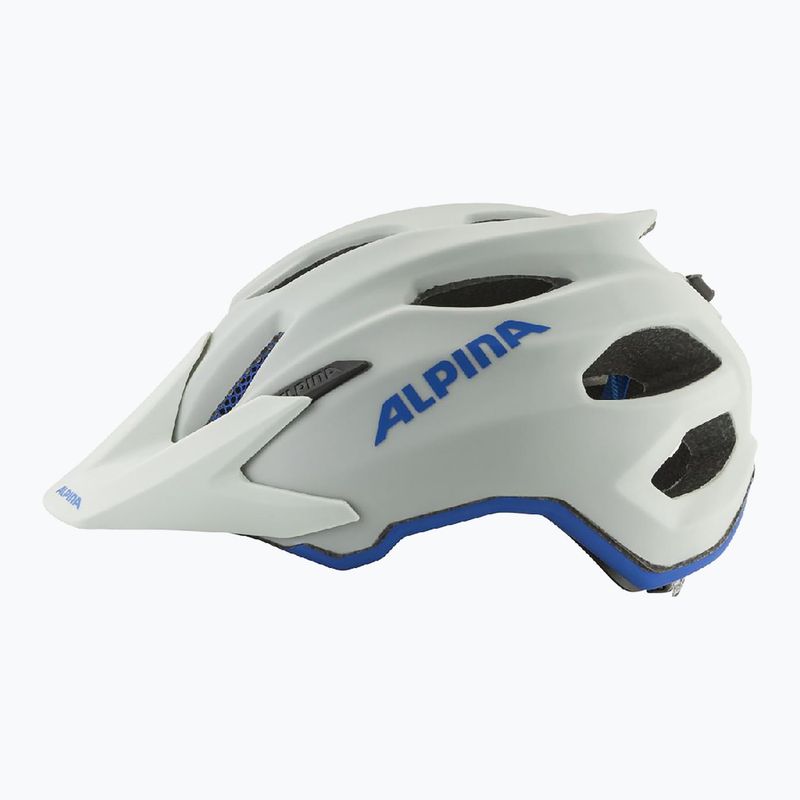 Vaikiškas dviračių šalmas Alpina Carapax smoke grey/blue matt 6