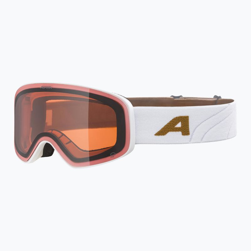 Slidinėjimo akiniai Alpina Ladis Q white/ gold matt/ gold 5