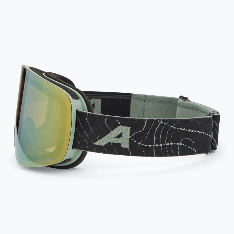 Slidinėjimo akiniai Alpina Penken Q-Lite willow/ green matt/ gold 4