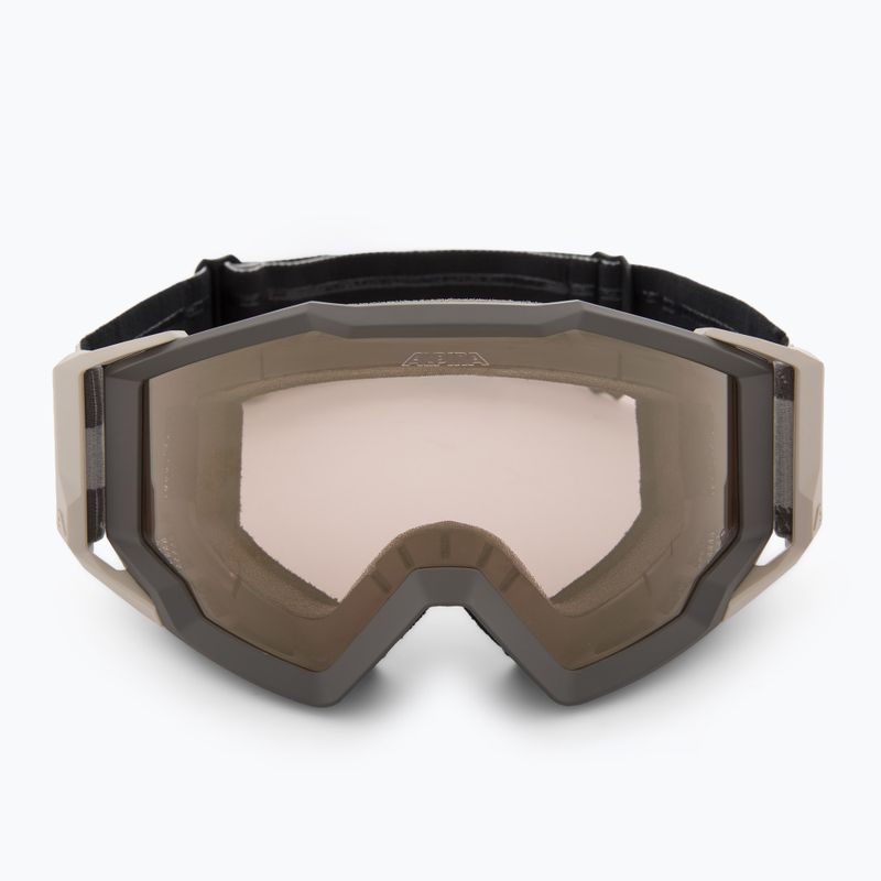 Dviračio akiniai Alpina Circus Q-Lite sand matt/ gold mirro/ clear 3
