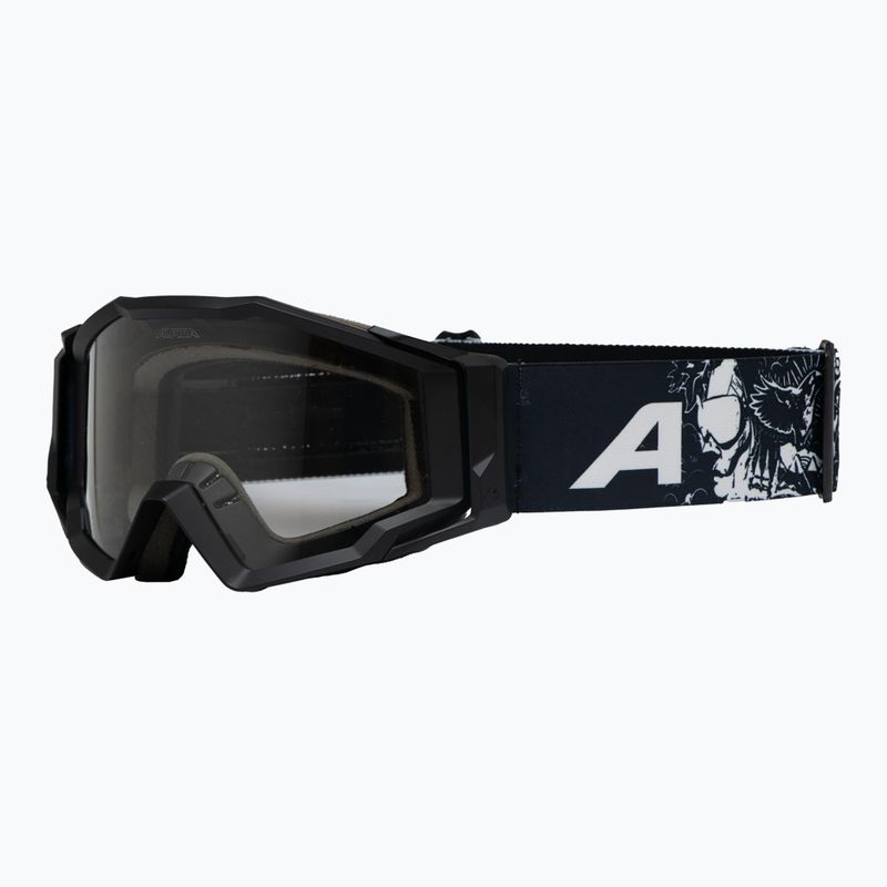 Dviračio akiniai Alpina Circus blackbird/ black/ clear