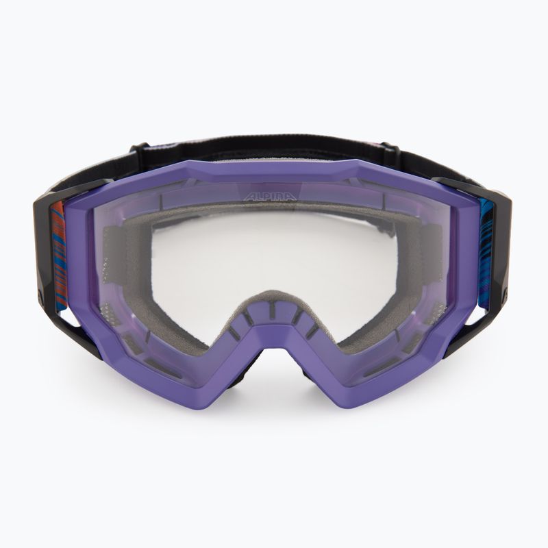 Dviračio akiniai Alpina Circus purple scratch/ purple matt/ clear 2