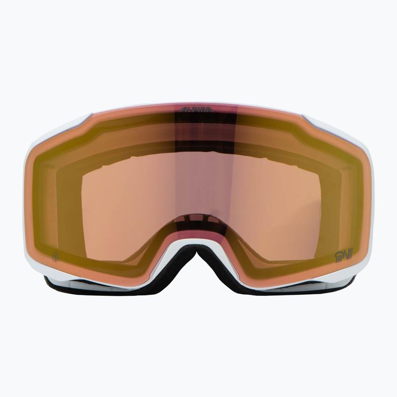 Slidinėjimo akiniai Alpina Taos QV white matt/ gold 6