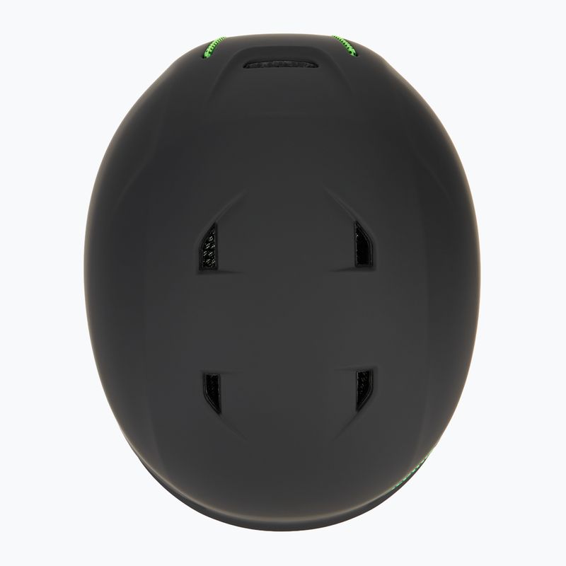 Vaikiškas slidinėjimo šalmas Alpina Brix black/ neon matt 6