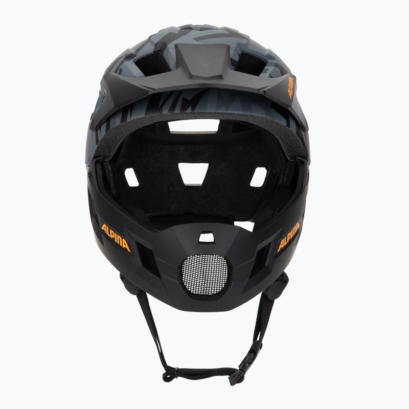 Vaikiškas dviračio šalmas Alpina Rupi black camo/orange matt 2