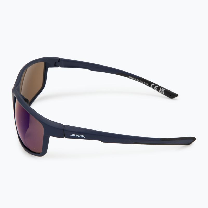 Akiniai nuo saulės Alpina Defey miracle blue matt/ blue mirror 4