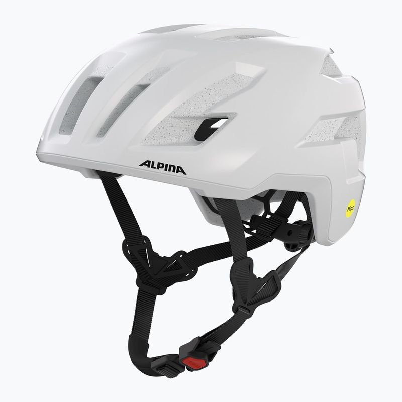 Dviračio šalmas Alpina Taunus Gravel MIPS white matt