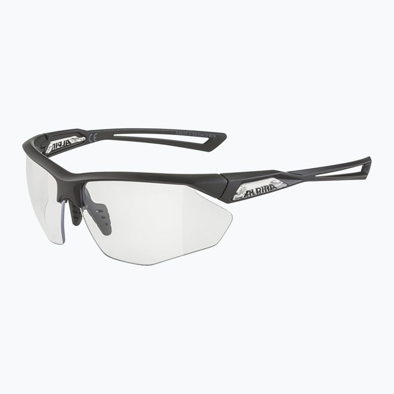 Akiniai nuo saulės Alpina Nylos HR black transparent matt/ clear 5