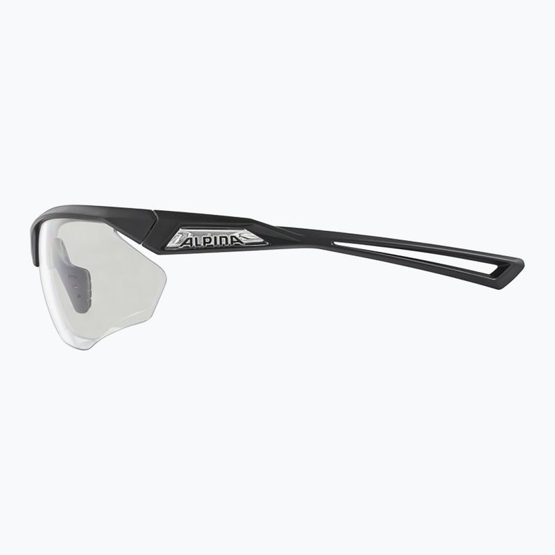 Akiniai nuo saulės Alpina Nylos HR black transparent matt/ clear 7
