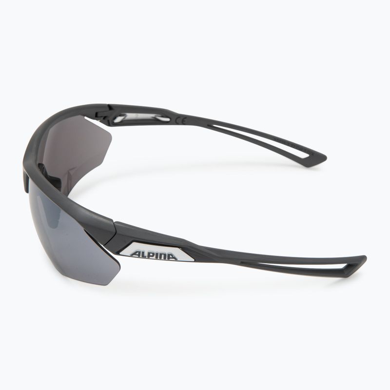 Akiniai nuo saulės Alpina Nylos HR midnight grey matt/ silver mirror 4
