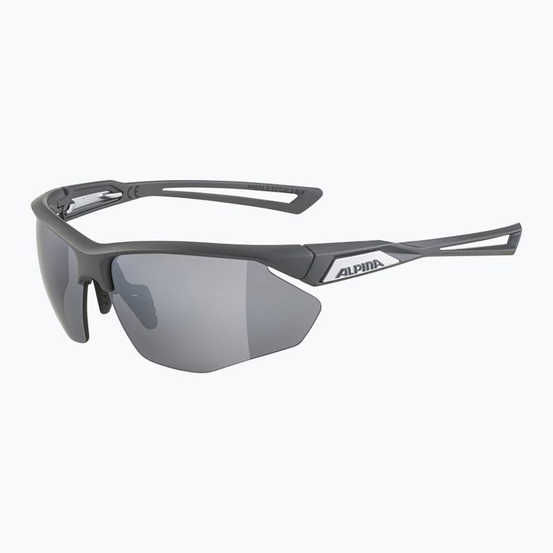 Akiniai nuo saulės Alpina Nylos HR midnight grey matt/ silver mirror 5