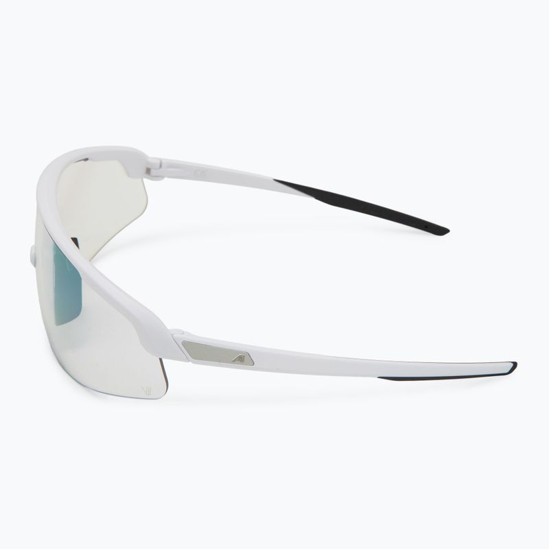 Akiniai nuo saulės Alpina Turbo Pro V white matt/ clear to grey flash pink 4