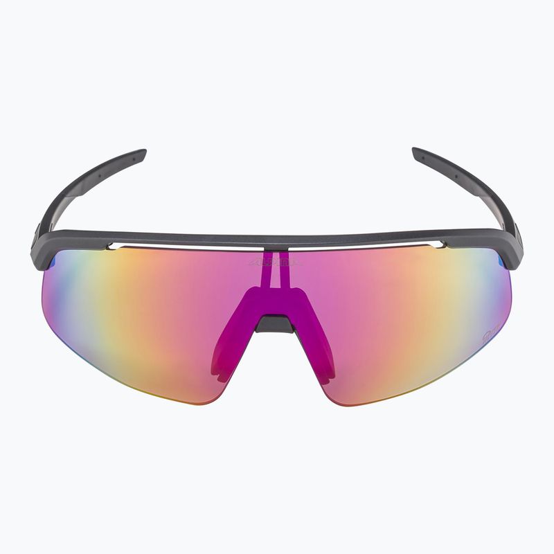 Akiniai nuo saulės Alpina Turbo Pro S Q-Lite black metalic matt/ pink mirror 6