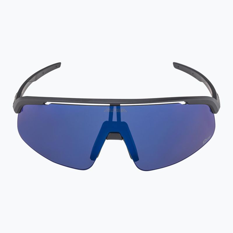 Akiniai nuo saulės Alpina Turbo Pro S Q-Lite black matt/ blue mirror 6