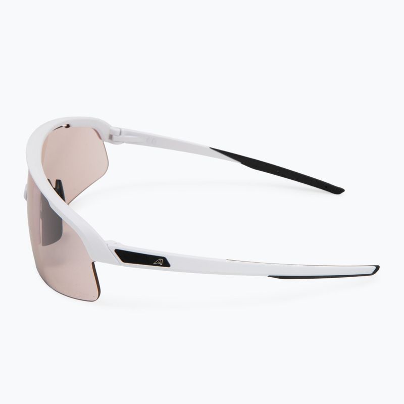 Akiniai nuo saulės Alpina Turbo Pro S Q-Lite white matt/ silver flash mirror 4