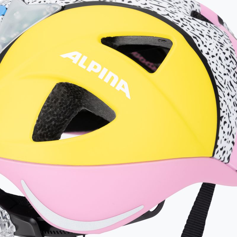 Vaikiškas dviratininko šalmas Alpina Ximo Flash retro matinis 8