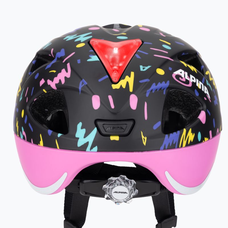 Vaikiškas dviračio šalmas Alpina Ximo Flash black confetti matt 8