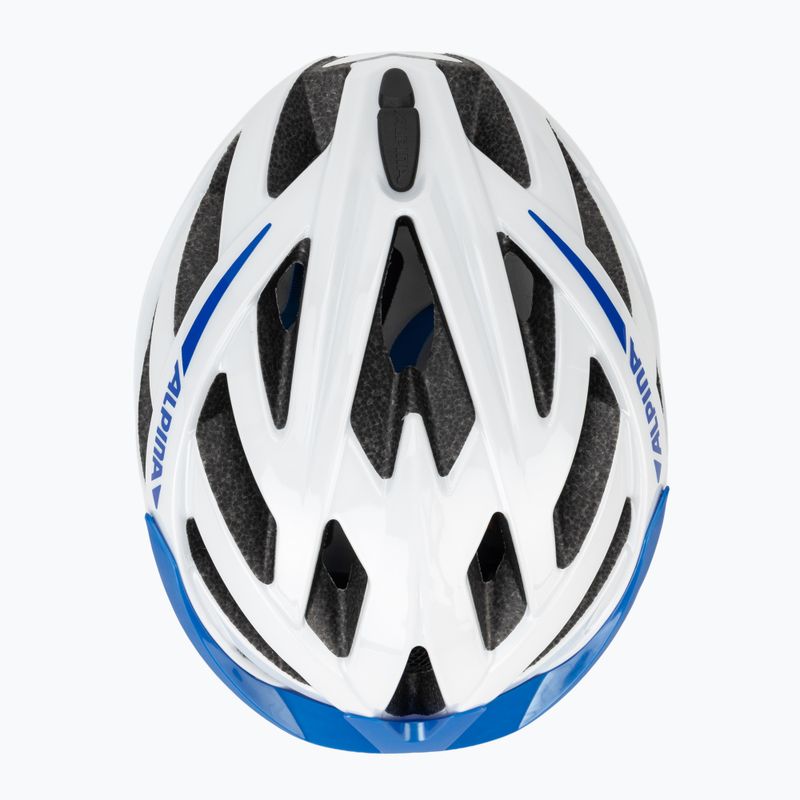 Dviračio šalmas Alpina Panoma 3.0 white/blue gloss 6