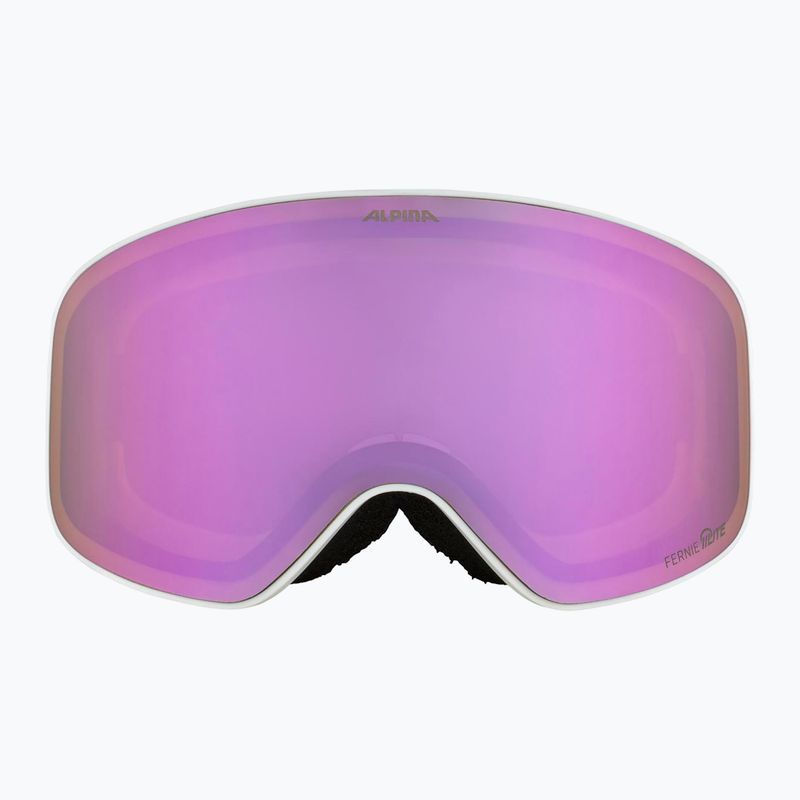 Vaikiški slidinėjimo akiniai Alpina Fernie Q-Lite white/confetti matt 2