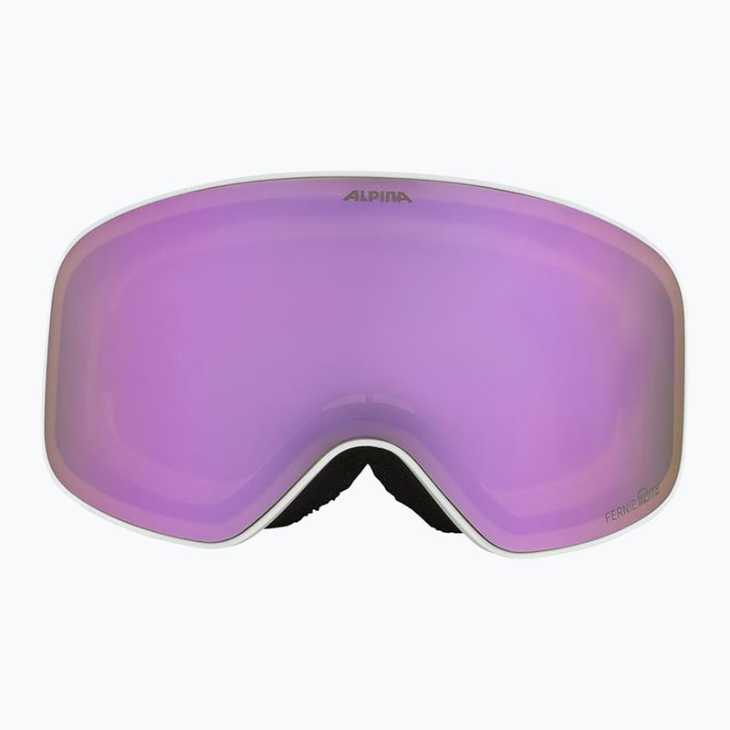 Vaikiški slidinėjimo akiniai Alpina Fernie Q-Lite white/rose matt 2