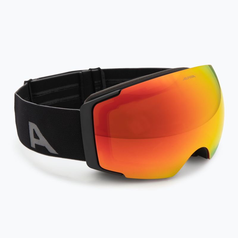 Slidinėjimo akiniai Alpina Falera Mag Q-Lite black matt/red/pink 2