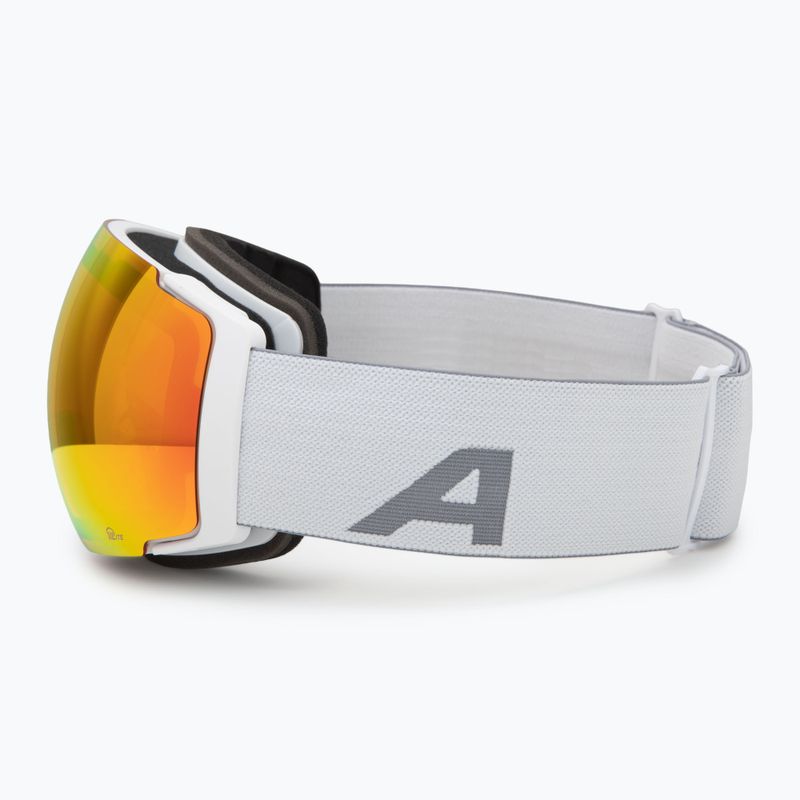 Slidinėjimo akiniai Alpina Falera Mag Q-Lite white matt/red/pink 5