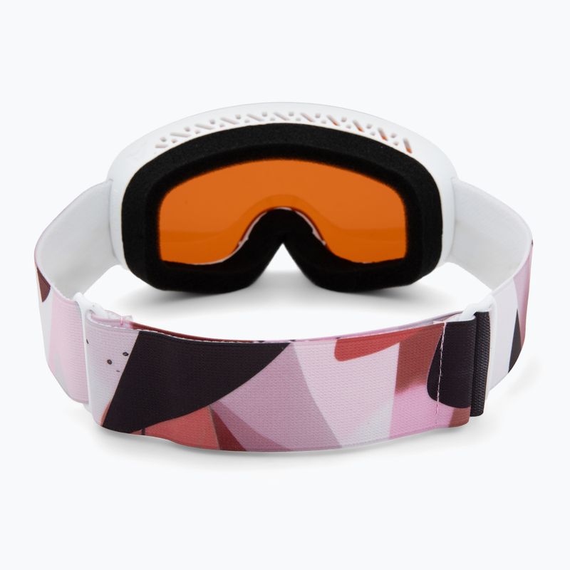 Vaikiški slidinėjimo akiniai Alpina Piney 2.0 white/rose matt/orange 3