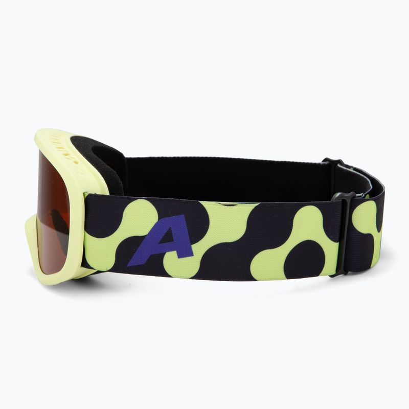 Vaikiški slidinėjimo akiniai Alpina Piney 2.0 sunny/lime matt/orange 4