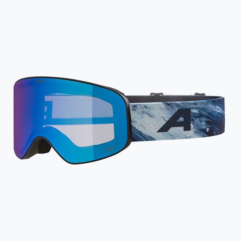 Vaikiški slidinėjimo akiniai Alpina Fernie Q-Lite black/blue matt