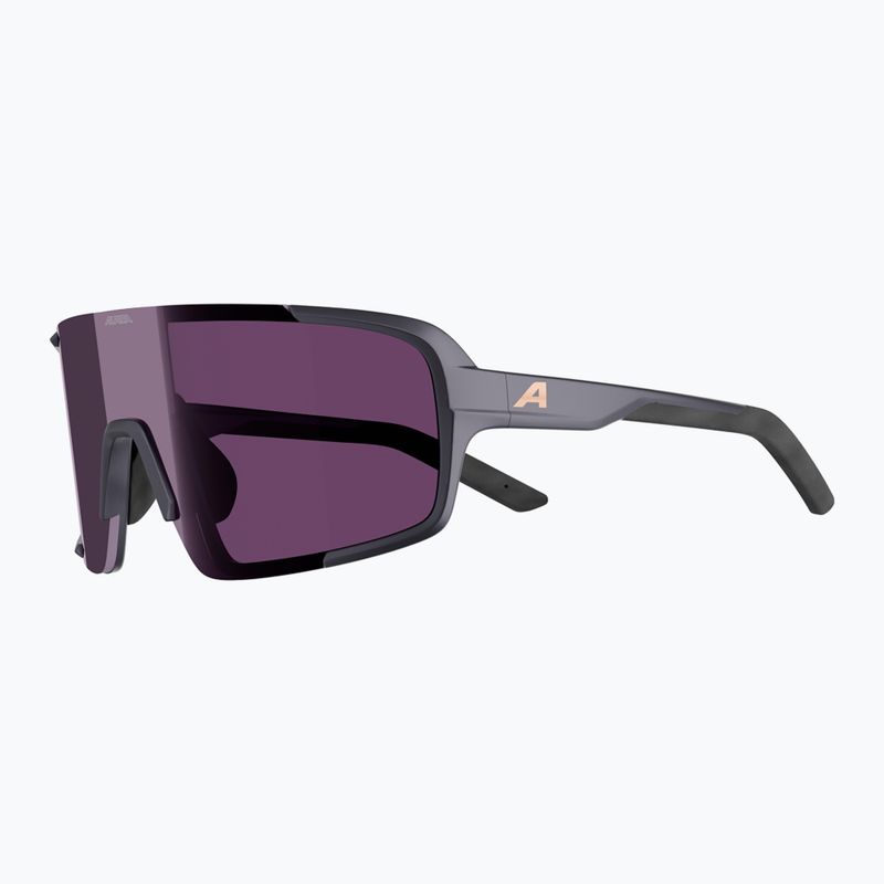 Saulės akiniai Alpina Lumin gun/metallic matte/pink 4