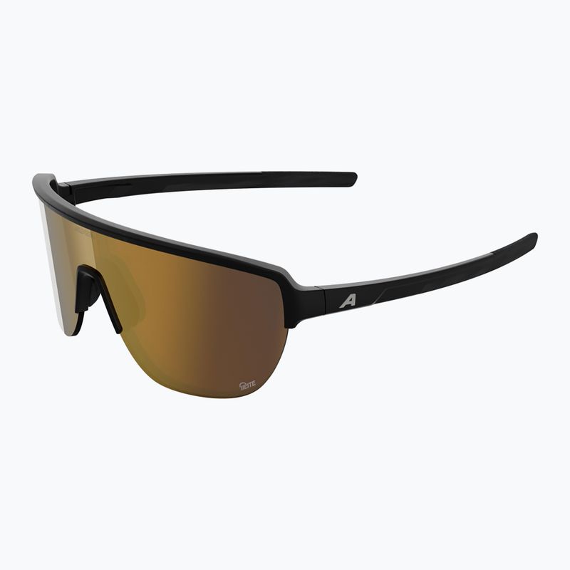 Saulės akiniai Alpina Frame 2.0 Q-Lite black matt/gold mirror